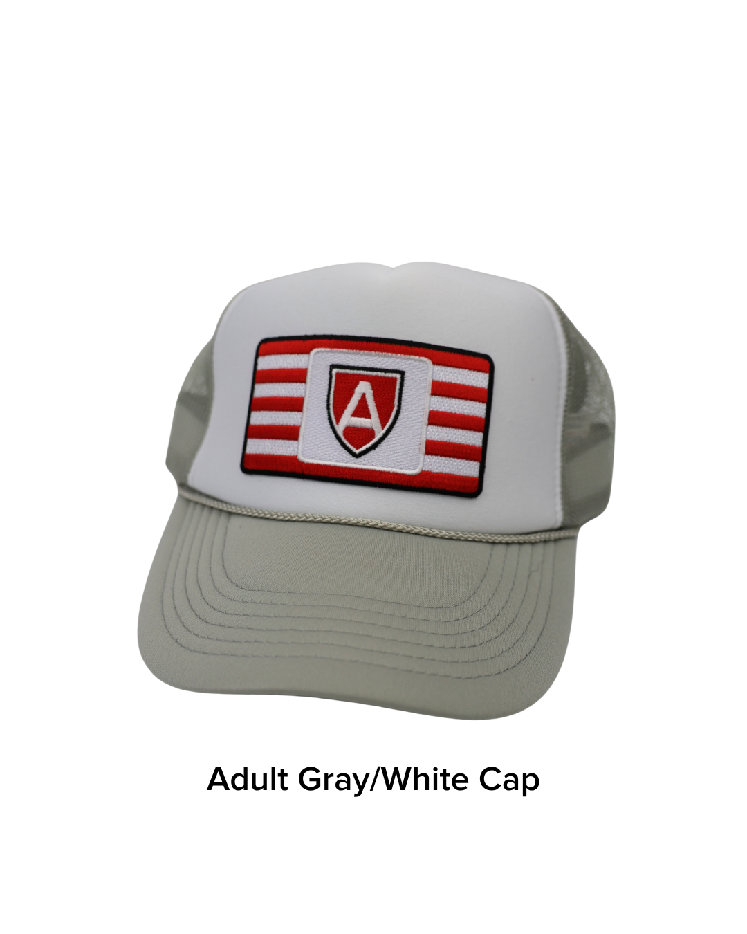 Cap - Gray with Shield (Adult & Youth)